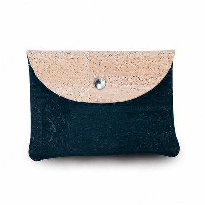 5pcs Natural Cork Coin Purses with Snap Closure BAGP-384