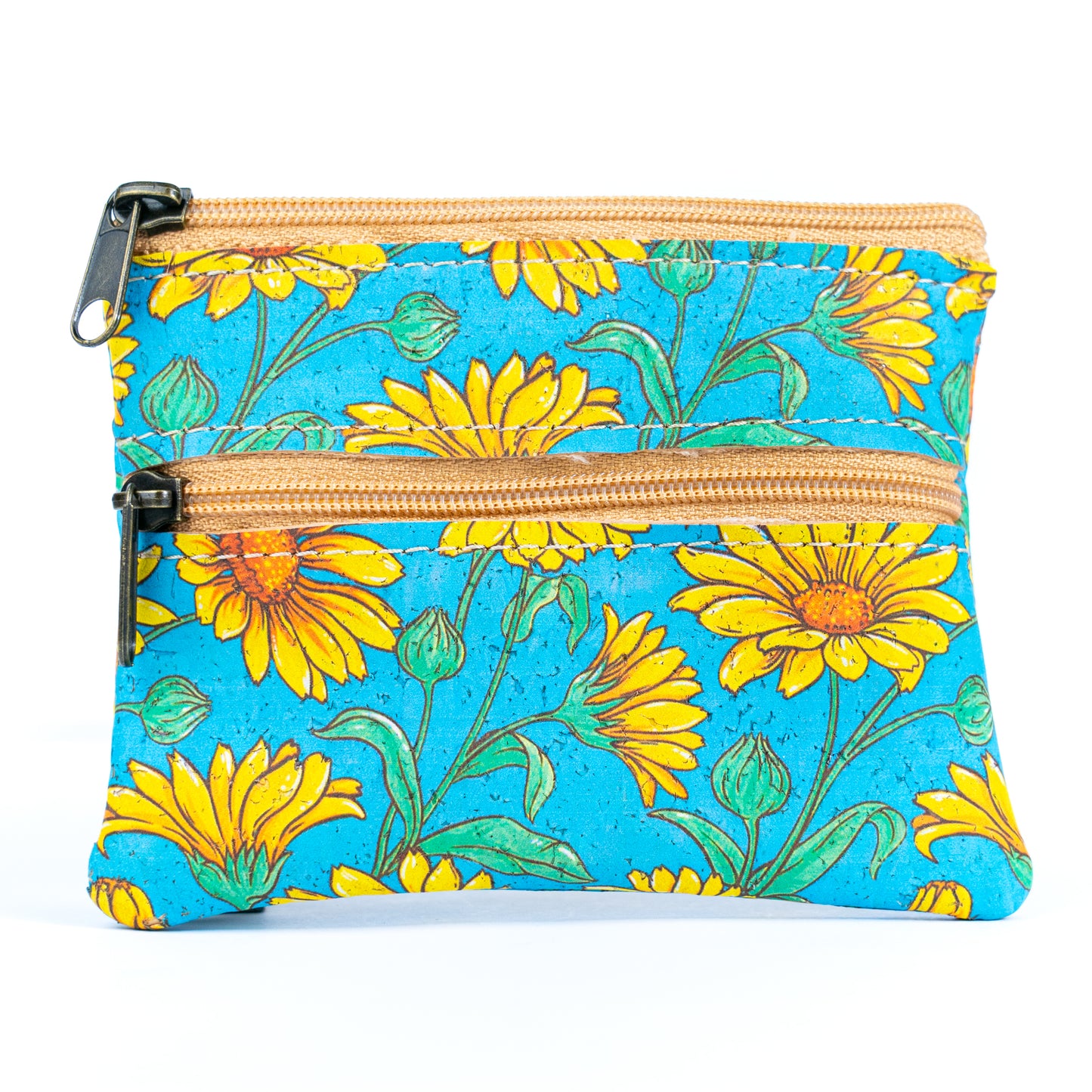 Eco-Friendly Cork Coin Purse with Dual Zippers BAGP-332(5units)