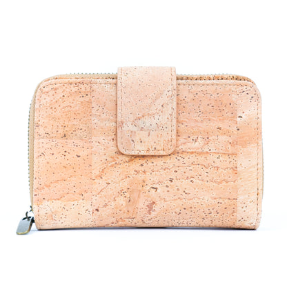 Stylish and Functional Medium-Sized Women's Cork Wallet BAG-2304