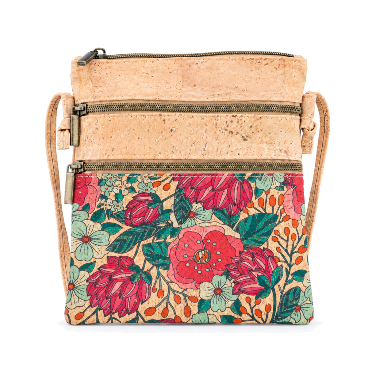 Cork Botanica Slim Crossbody Bag — BAG-2409
