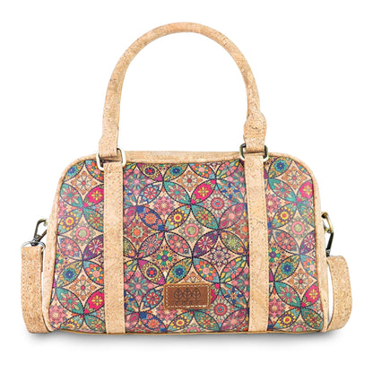 Cork Handbag & Crossbody Bag – Top Handles, Adjustable Strap BAGD-651