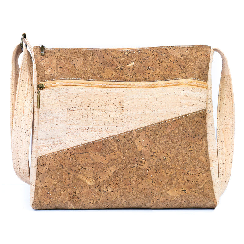 Natural cork zipper handbag crossbody lady bag BAGP-022