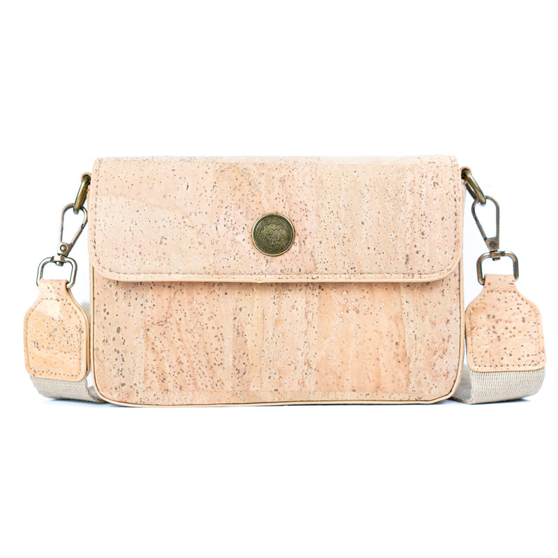 Natural Cork Structured Crossbody Bag for Women BDCS-BAG-2310