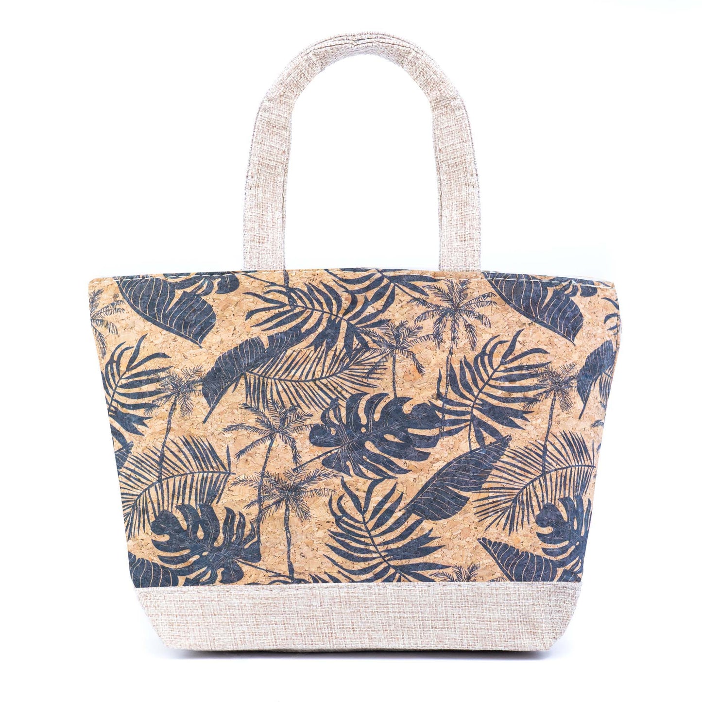 Small Cork Tote Handbag with Zipper BAG-2380