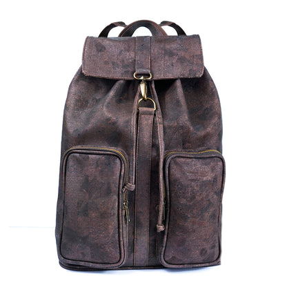 Elegant Urban Cork Men Backpack in Black and  Brown BAGP-267