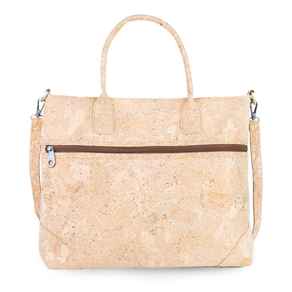 Natural Cork Handbag with Crossbody Strap — BAGD-643