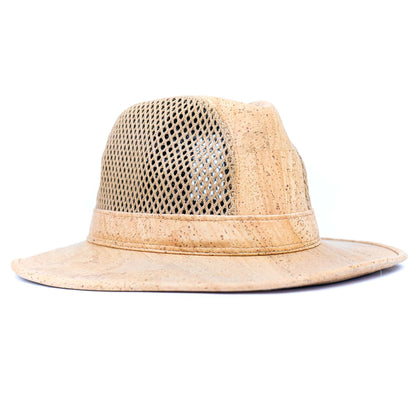 Cork Wide-Brim Fedora Hat L-1140