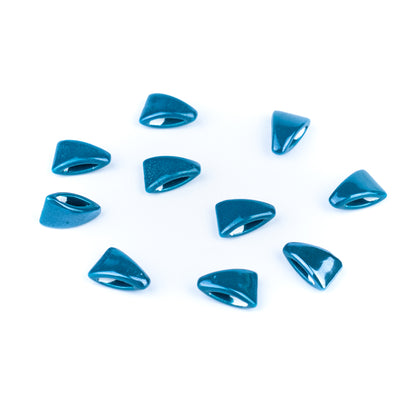 10 Pcs for 10mm flat leather, Flat Ceramic Slider Bead for 10mm Cork Cord   D-5-5-273