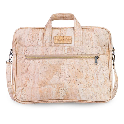 Cork Laptop Bag with Shoulder Strap - Vegan Leather Briefcase BAGP-262A