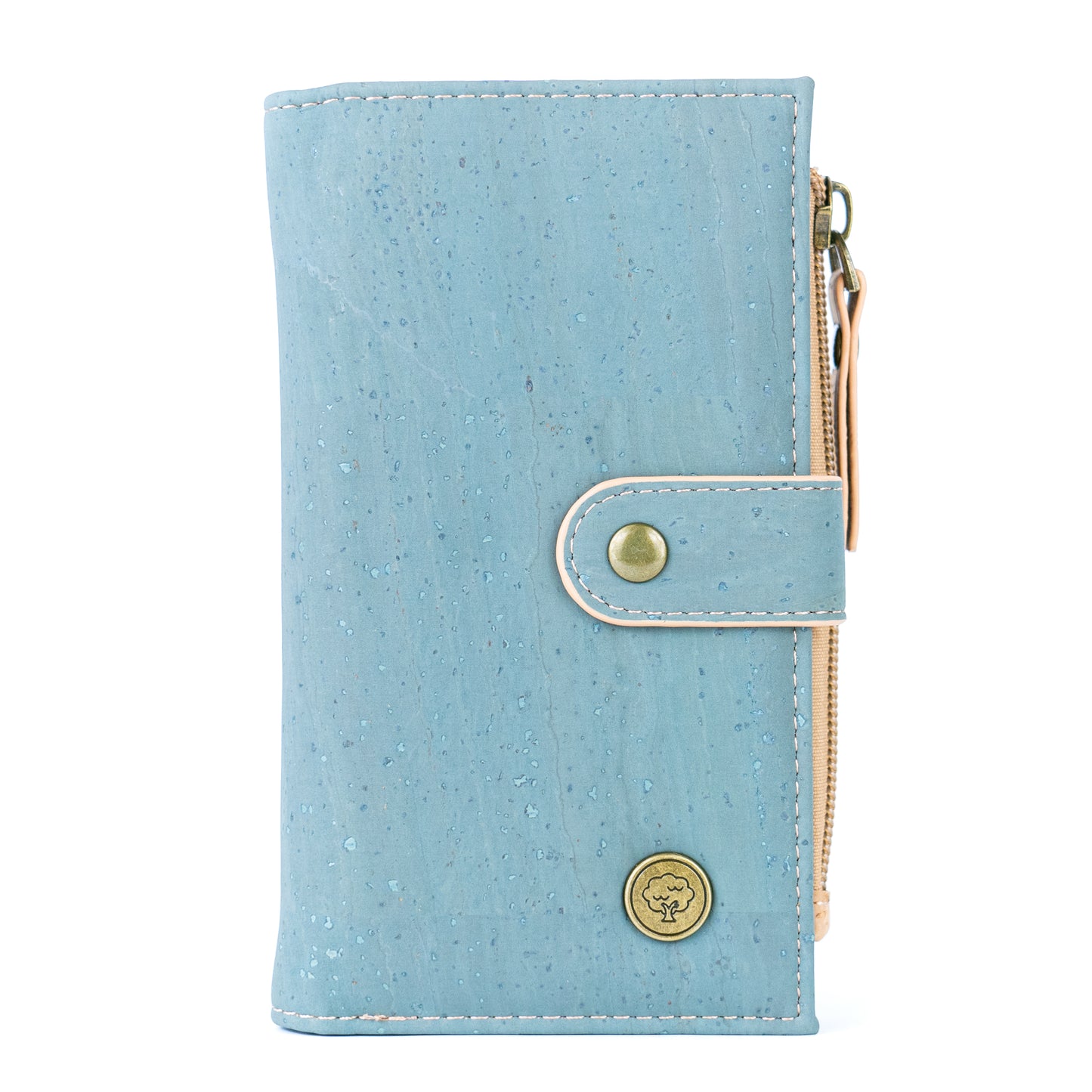 Chic Solid Color Cork Women's Wallet BAG-2350