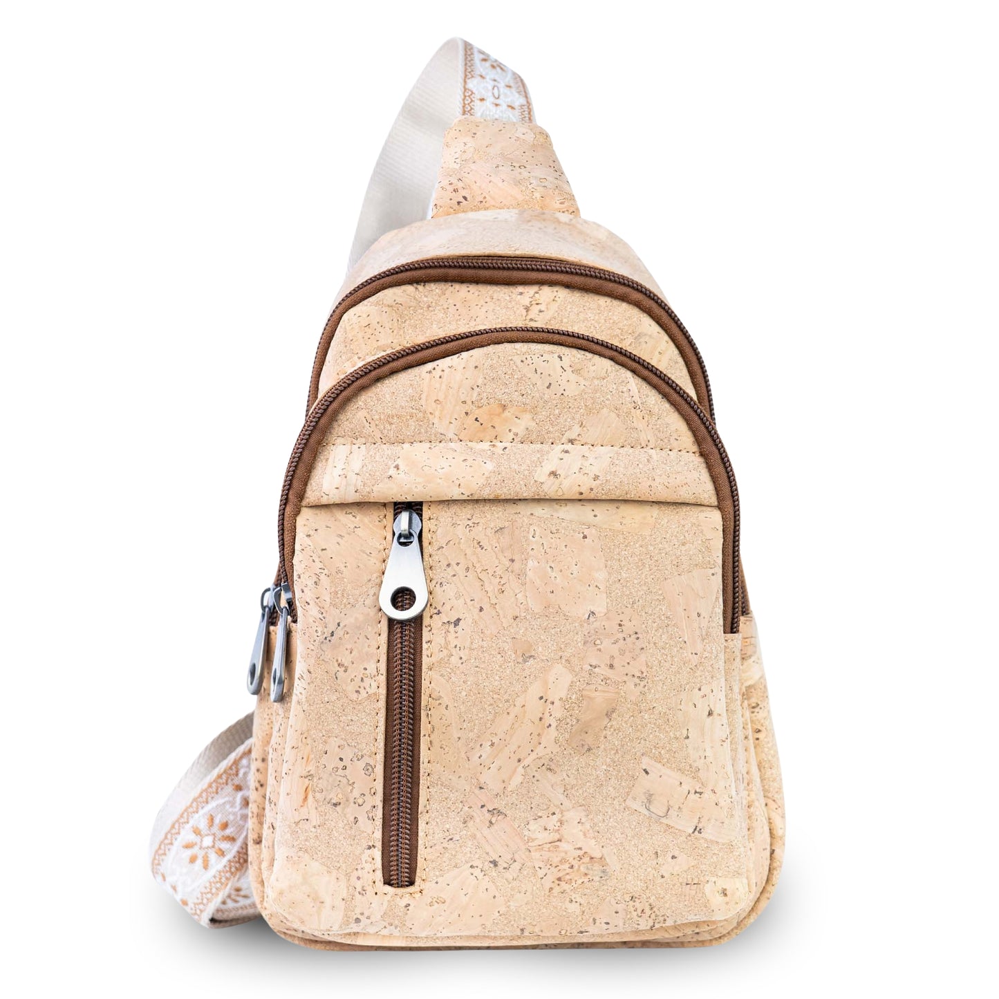 Natural Cork Sling Bag — BAGD-644
