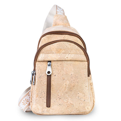 Natural Cork Sling Bag — BAGD-644