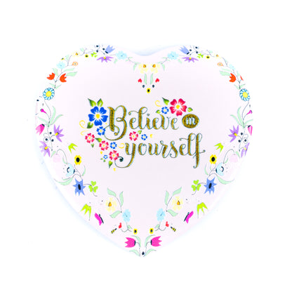 Heart-Shaped Ceramic Coasters with Cork Backing L-1137-12