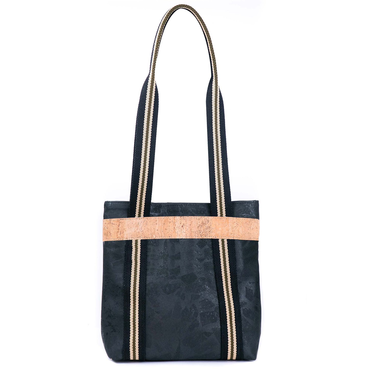Women’s Cork & Webbing Shoulder Tote Bag BAGP-297