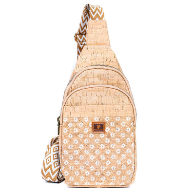 Printed Cork Women's Chest Bag Sling Bag BAGD-565