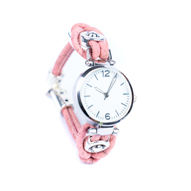 Natural Colored Cork Threads and Alloy accessories Handmade DIY Ladies Fashion Watch WA-458