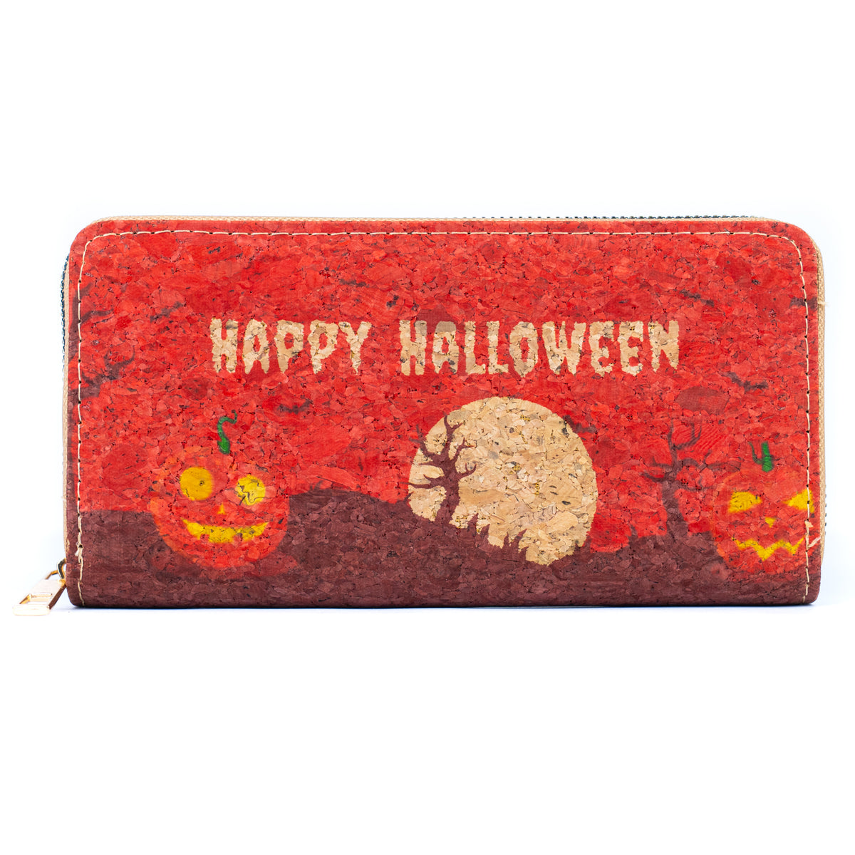 Halloween Cork Wallet – Spooky Printed Wallet | BAGD-625-10