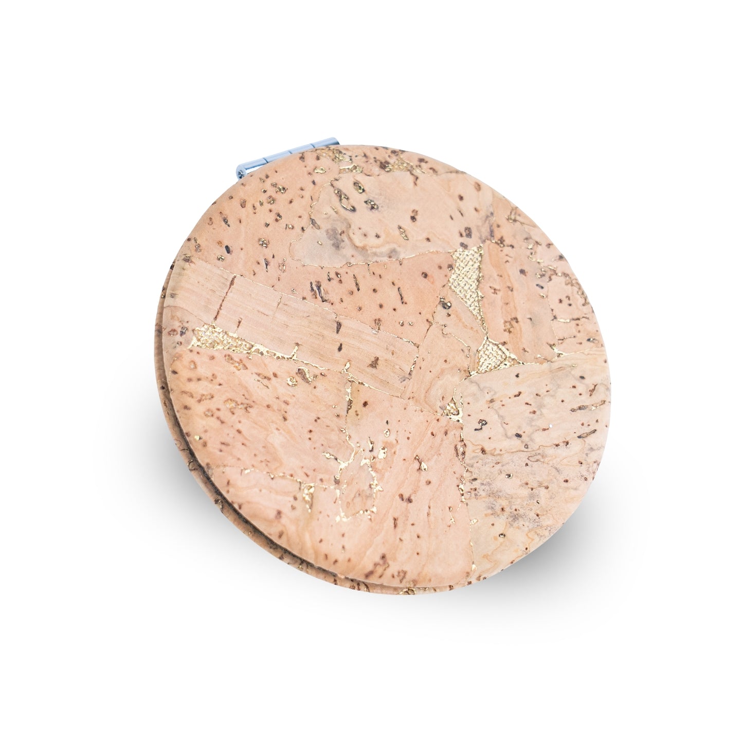 Round Cork Compact Mirror – Double-Sided (12-Pack) L-1208-12