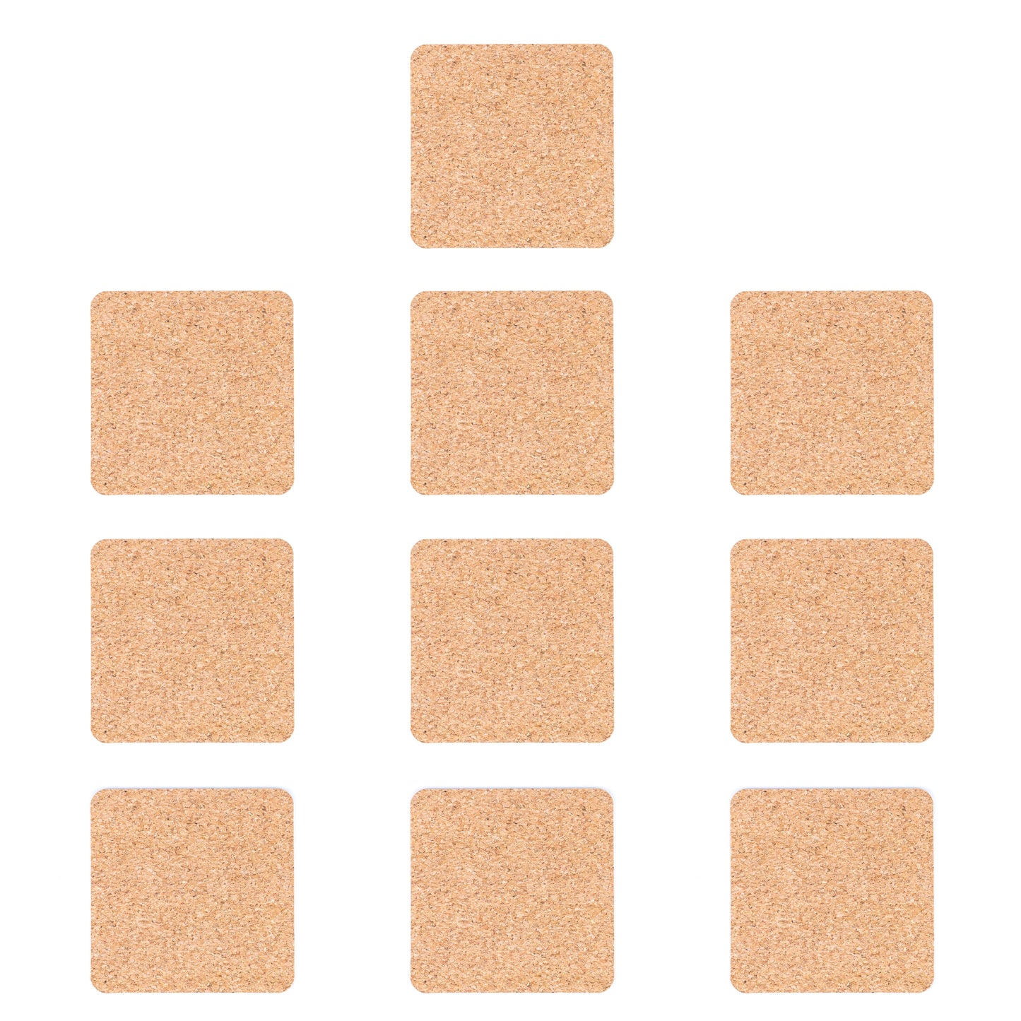 10units- Natural Cork Coasters L-1172-10