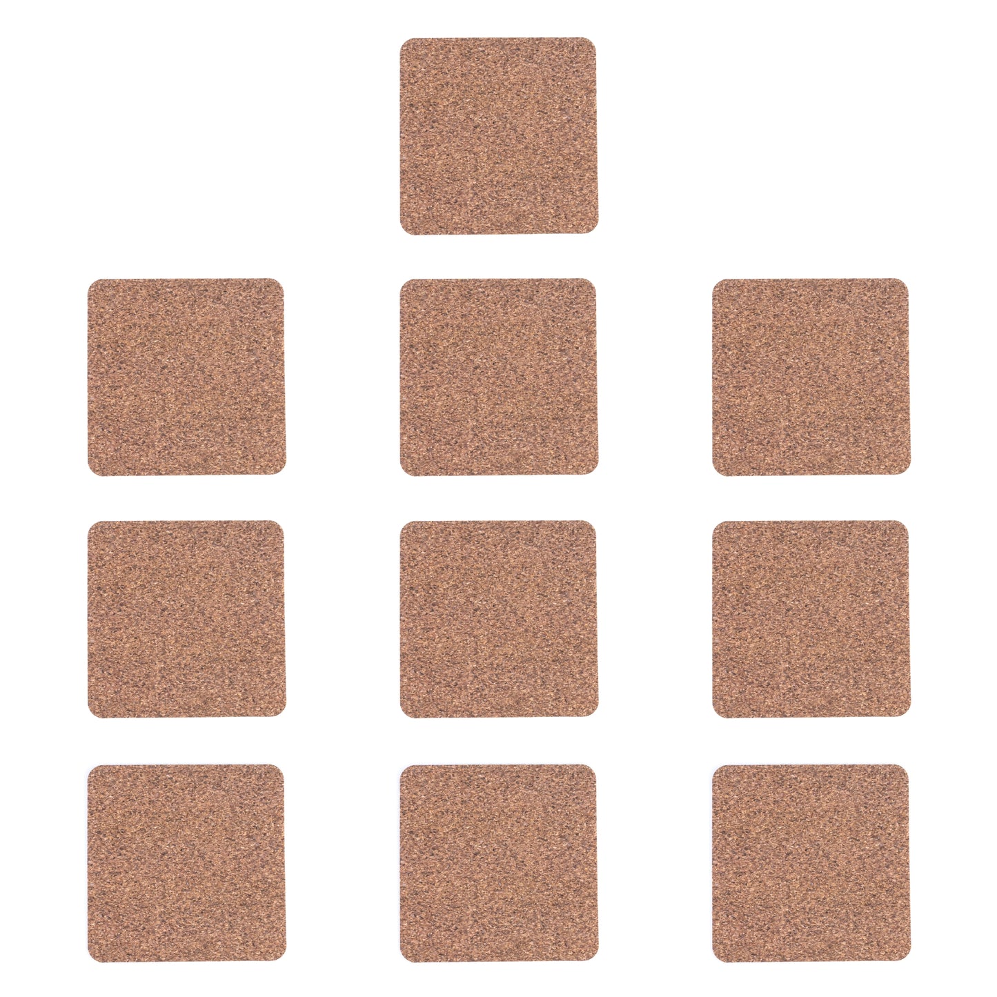 10units-Coffee Grounds Cork Coasters L-1171-10