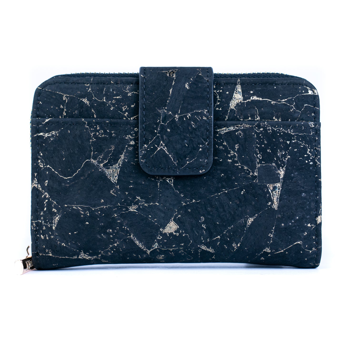 Natural Cork Zip-Around Wallet for Women BAG-2202