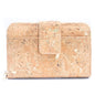Natural Cork Zip-Around Wallet for Women BAG-2202