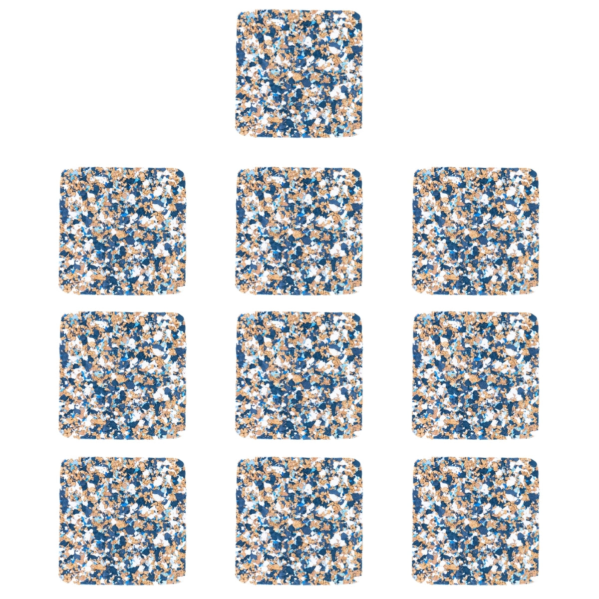 Cork and EVA Combined Drink Mats L-1101(10units)