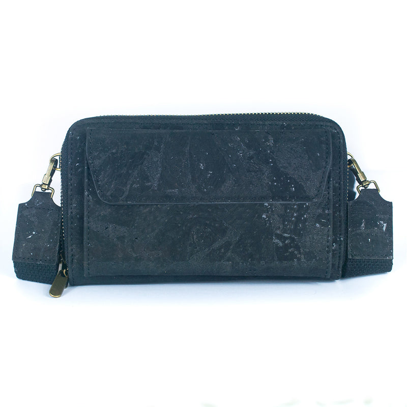 Stylish Front Pocket Cork Crossbody Wallet & Mobile Phone Bag BAG-2271
