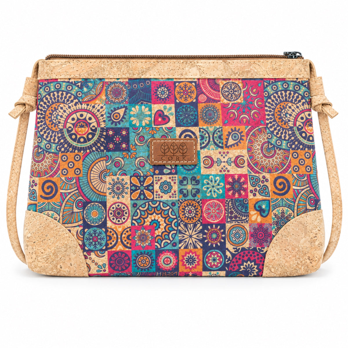 Cork Crossbody Bag with Back Zip Pocket | BAGD-669
