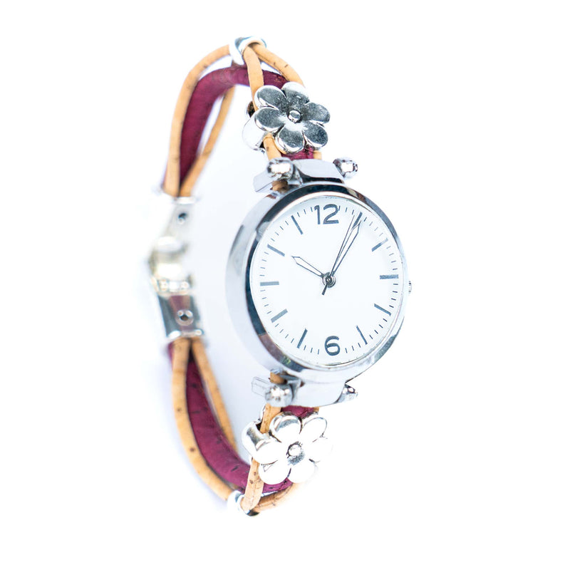 Natural Colored Cork Threads and Alloy accessories Handmade DIY Ladies Fashion Watch WA-465