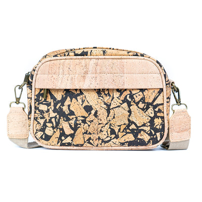 Men's Cork and Coffee Grounds Crossbody Bag BAG-2343