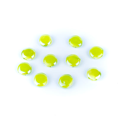 10 Pcs for 10mm flat leather, Flat Ceramic Slider Bead for 10mm Cork Cord    D-5-5-272