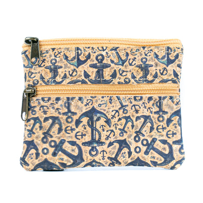 Compact Natural Cork Coin Purse BAGP-332(5units)