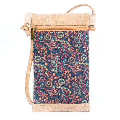Printed Cork Women's Mini Crossbody Phone Bags BAGP-040(5units)