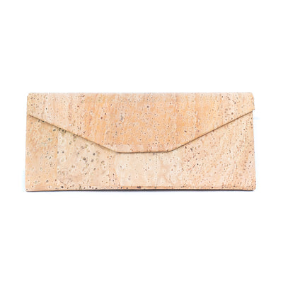 Foldable Triangular Cork Glasses Case L-1079