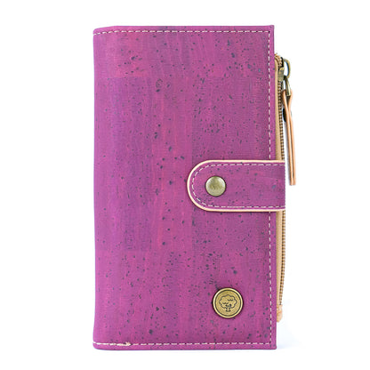 Chic Solid Color Cork Women's Wallet BAG-2350