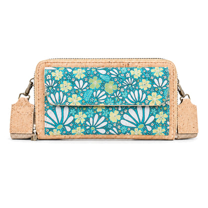 Cork Flora Crossbody Wallet Bag — BAG-2408