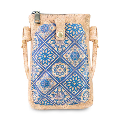 Cork Phone Crossbody Bag with Front Pocket BAGD-649