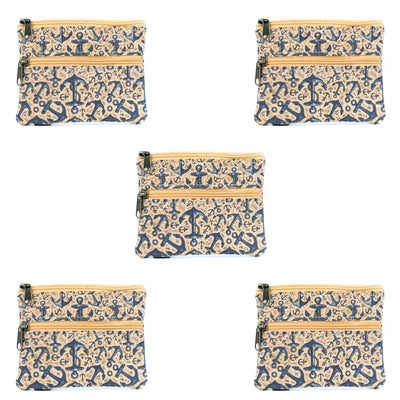 Compact Natural Cork Coin Purse BAGP-332(5units)