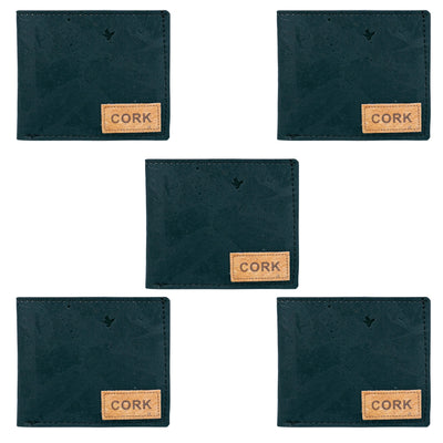 Minimalist Cork Wallet for Men – Natural & Black OptionsBAGP-157（5units）