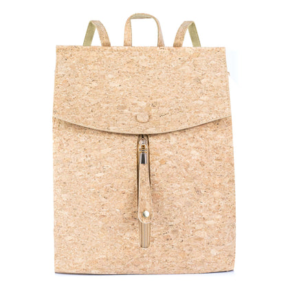 Cork Backpack with Gold Flecks – Eco-Friendly Vegan Bag BAG-2096