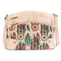 Multi-Pocket Cork Crossbody Bag with Adjustable Shoulder Strap BAG-2394