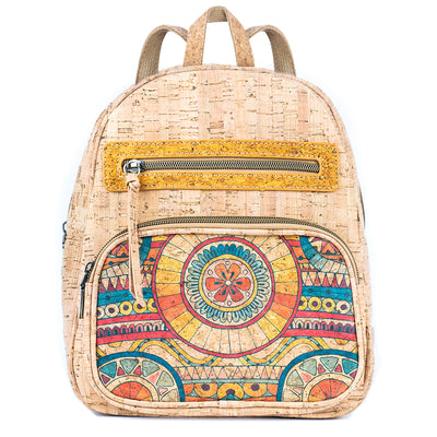 Printed Cork Women's Backpack BAGD-574