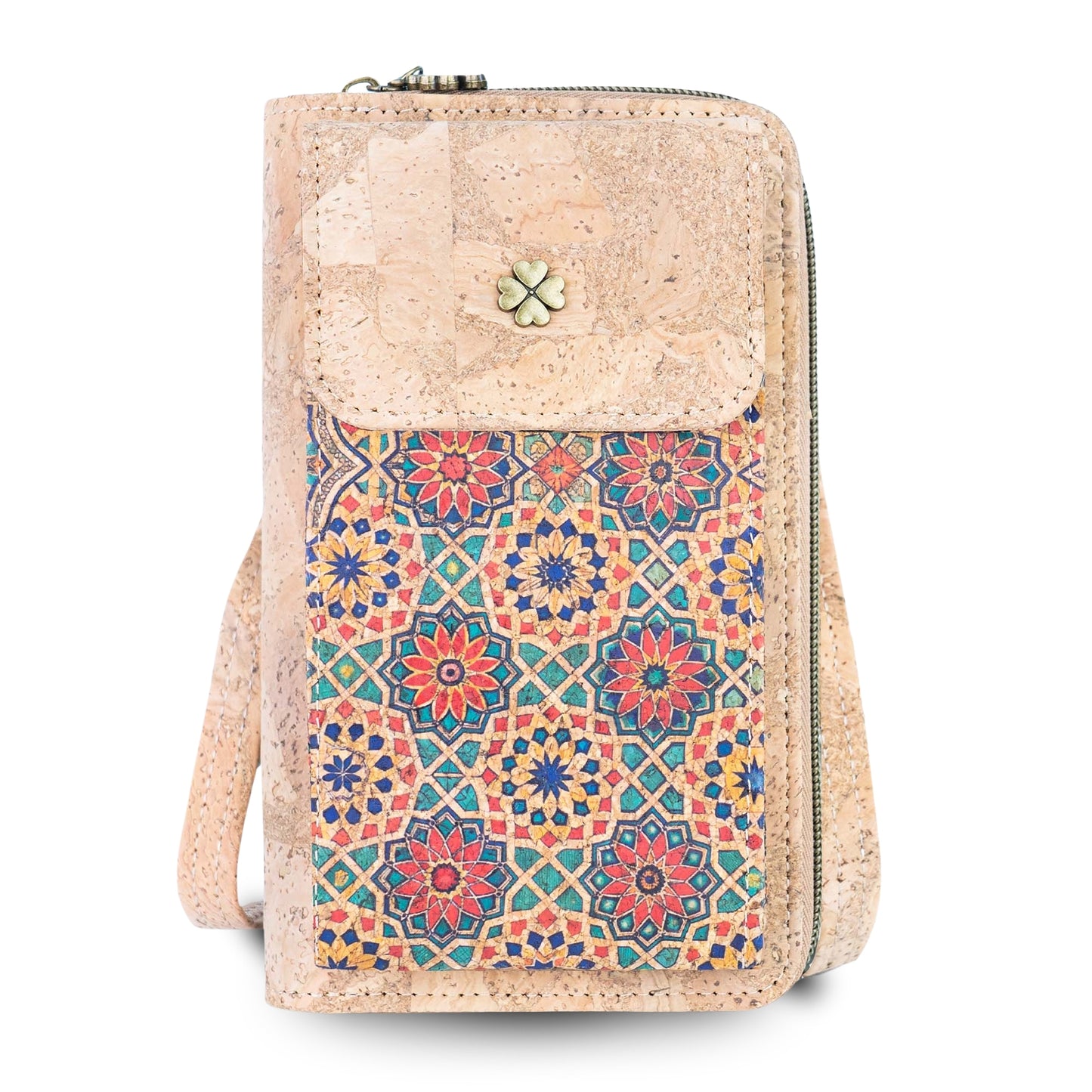 Cork Phone Bag & Wallet — Vegan & Eco-Friendly | 6 Prints