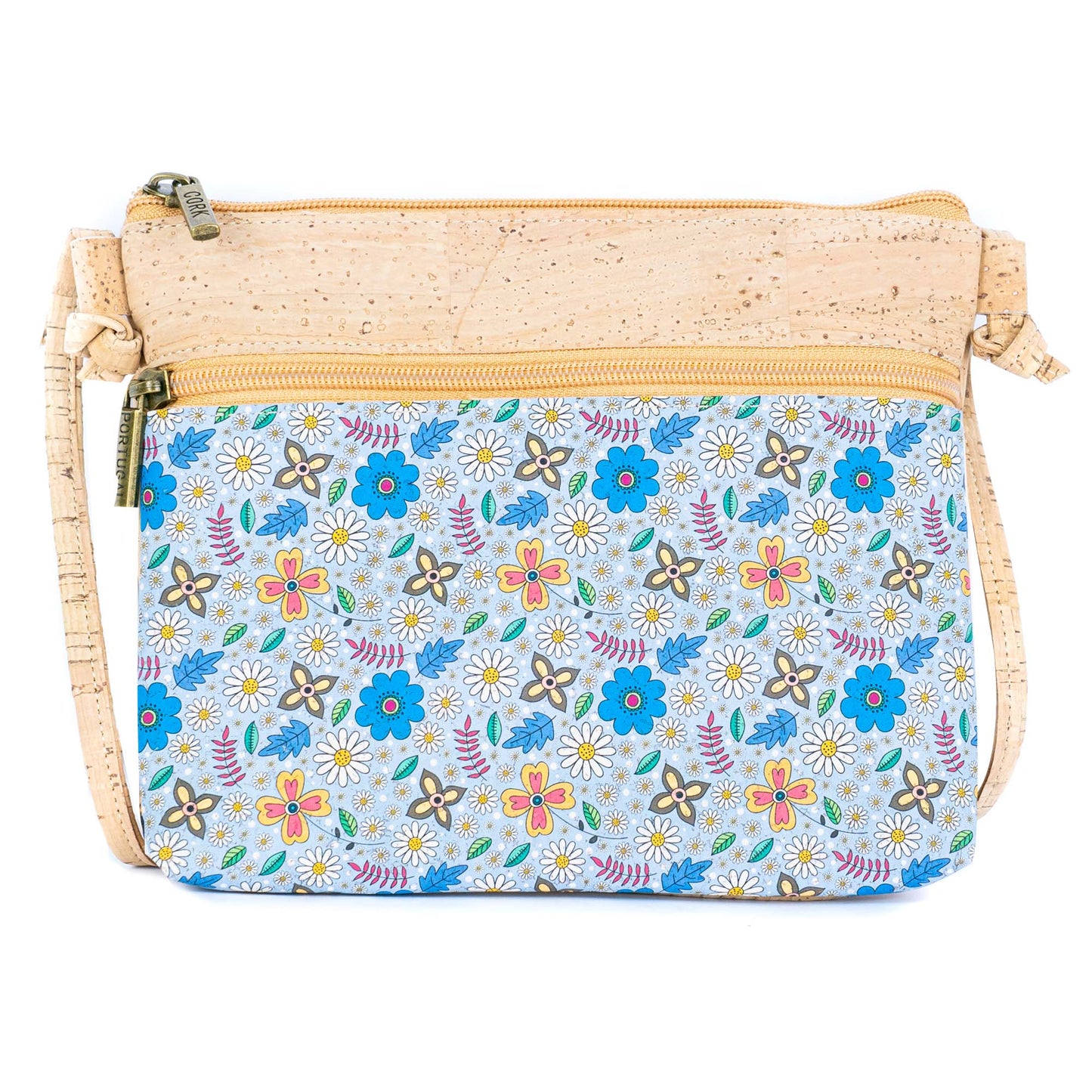 Floral Print Cork Crossbody Bag BAGP-322