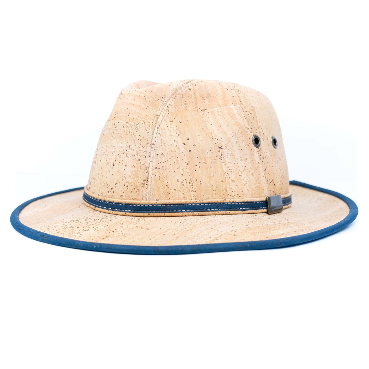 Cork Safari Hat with Contrast Trim L-1144