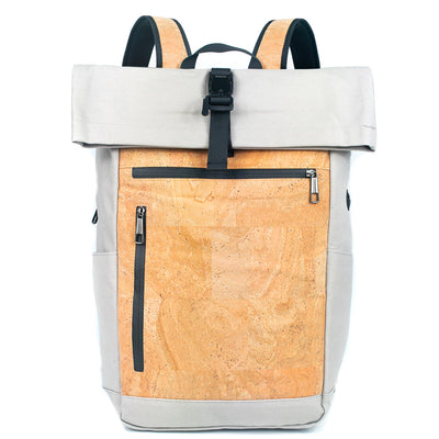 Men's Cork and Canvas Fusion Laptop Commuter Backpack BAG-2286
