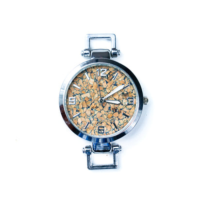 Cork face with Silver Watch head WA-002