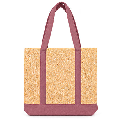 Cork Terra Contrast Cotton Tote Bag — BAG-2415