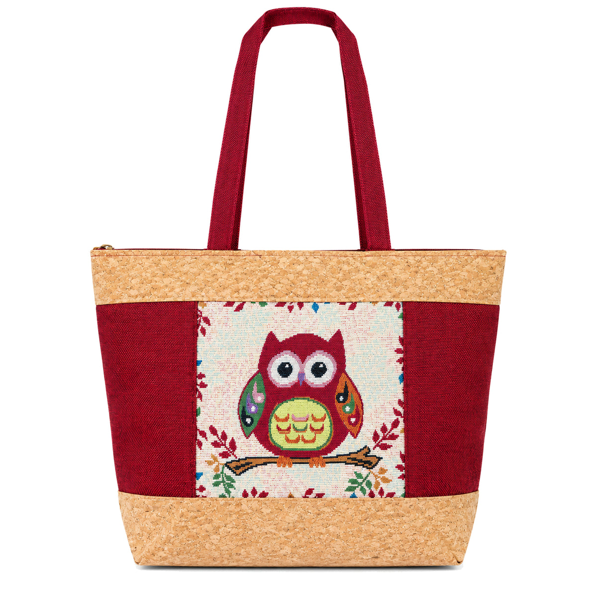 Cork Story Animal Motif Tote Bag — BAG-2413